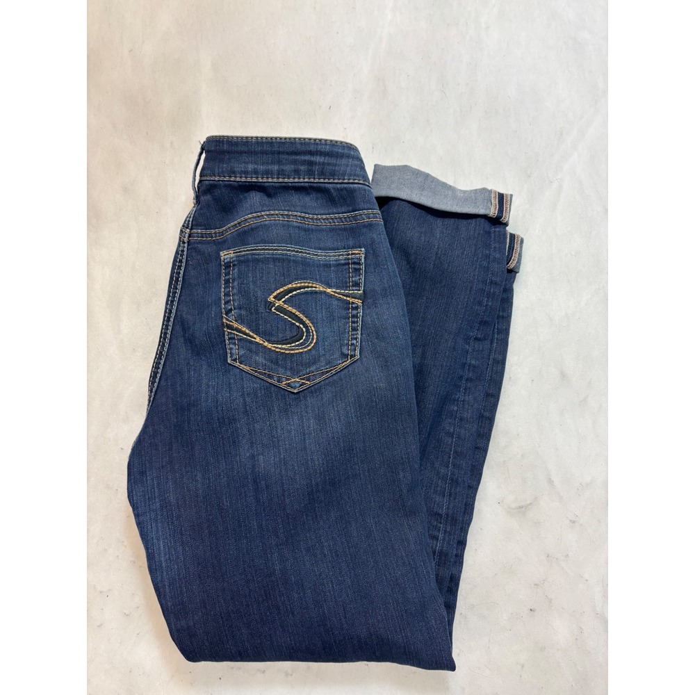 Silver Jeans Co Suki Jeggings Dark Wash Stretch Denim‎ Womens Size 28x31